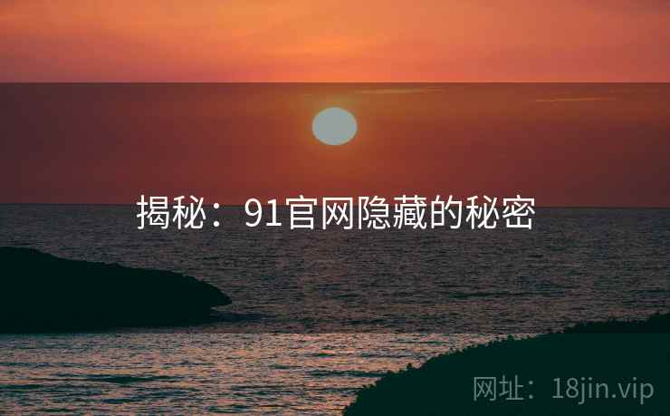 揭秘：91官网隐藏的秘密